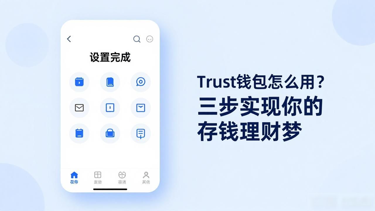 Trust钱包怎么用?三步实现你的存钱理财梦