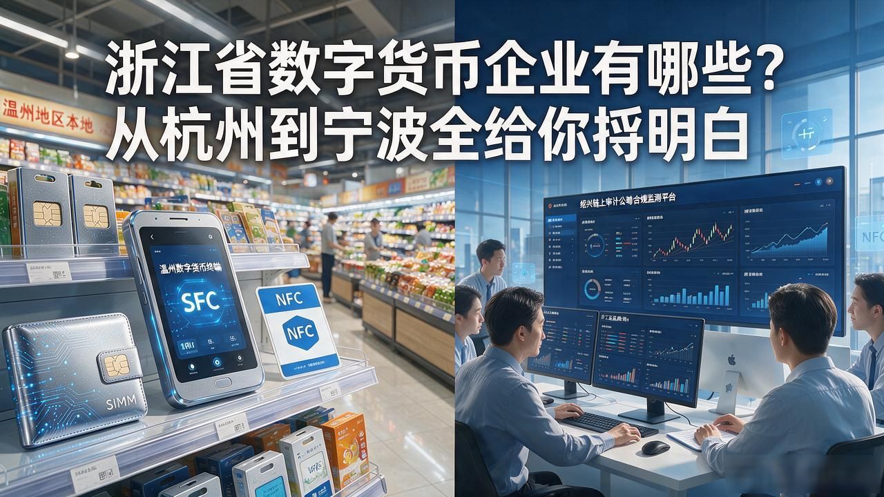 浙江省数字货币企业有哪些？从杭州到宁波全给你捋明白