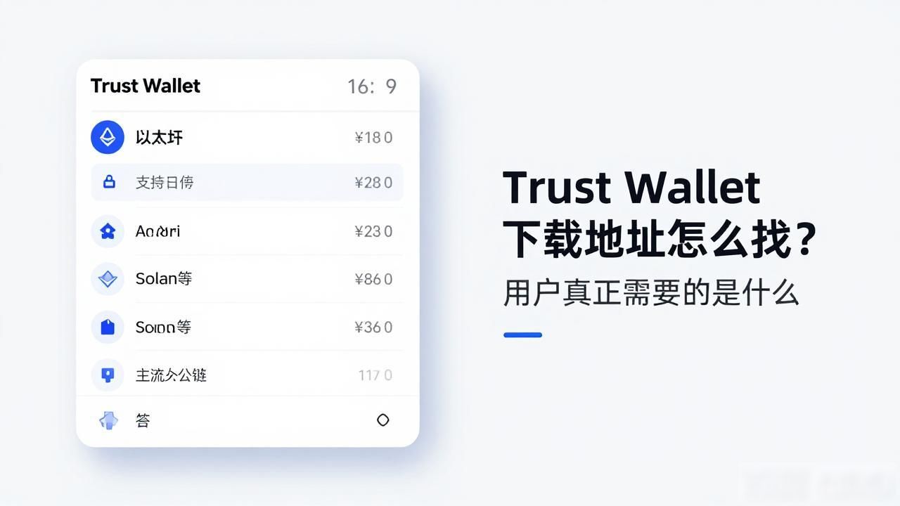 Trust Wallet下载地址怎么找?用户真正需要的是什么