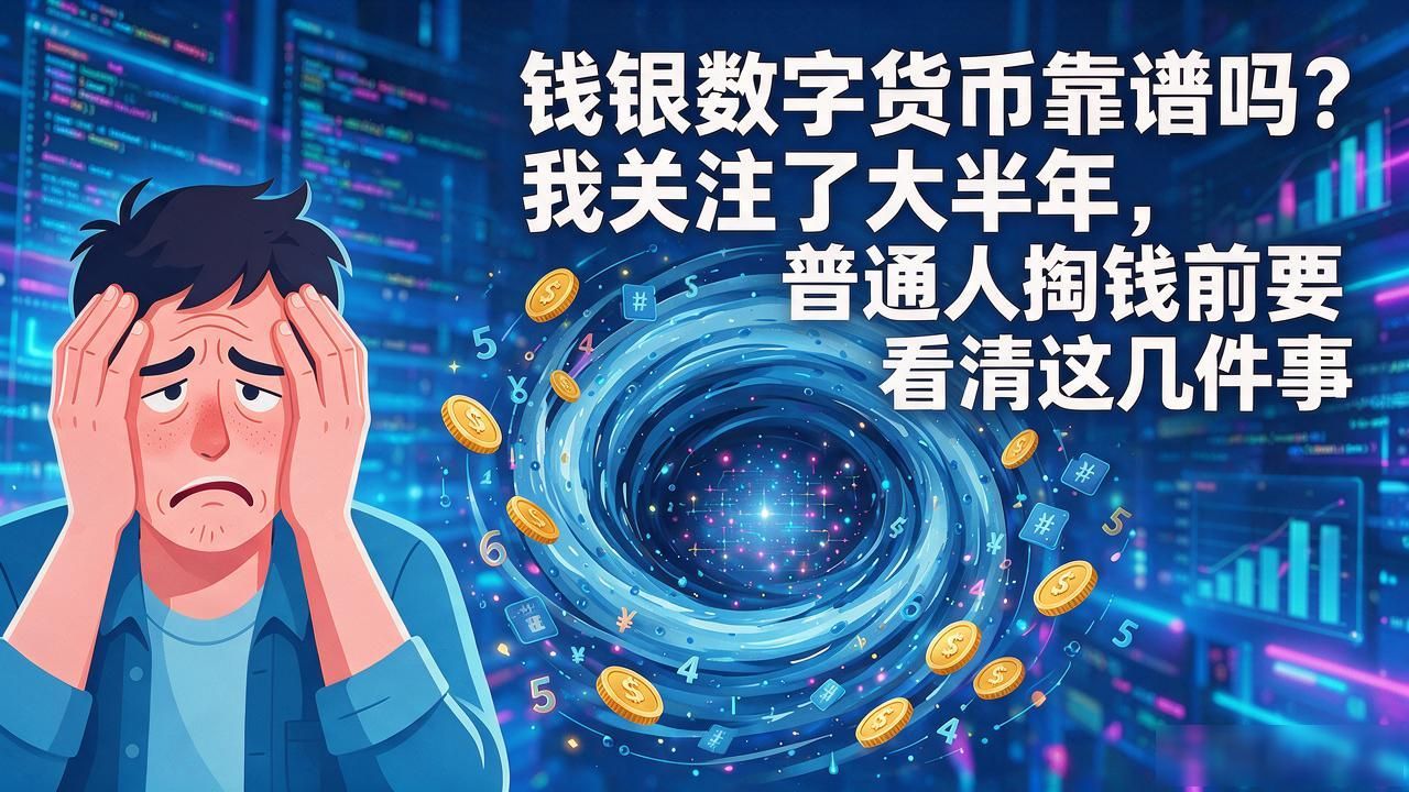 钱银数字货币靠谱吗？我关注了大半年，普通人掏钱前要看清这几件事