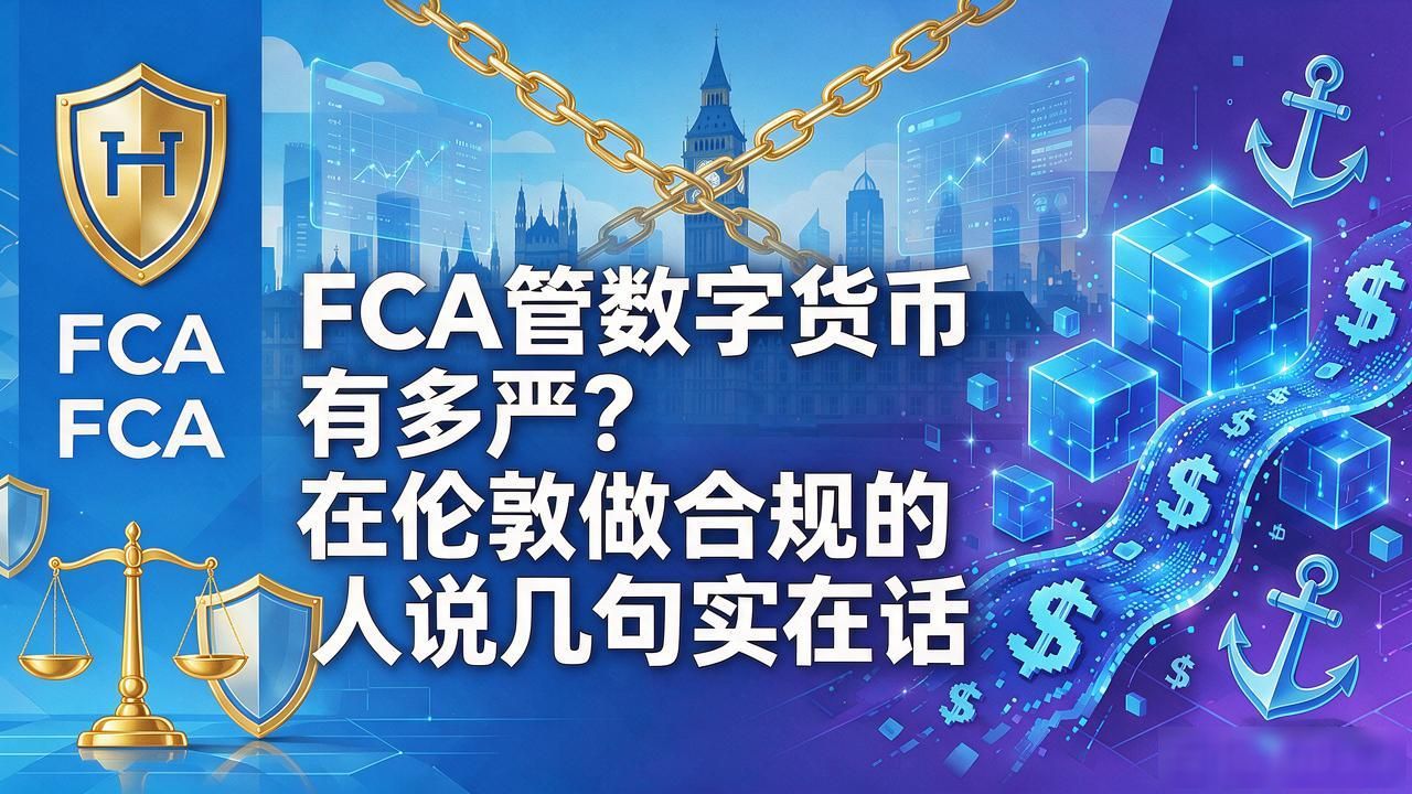 FCA管数字货币有多严？在伦敦做合规的人说几句实在话