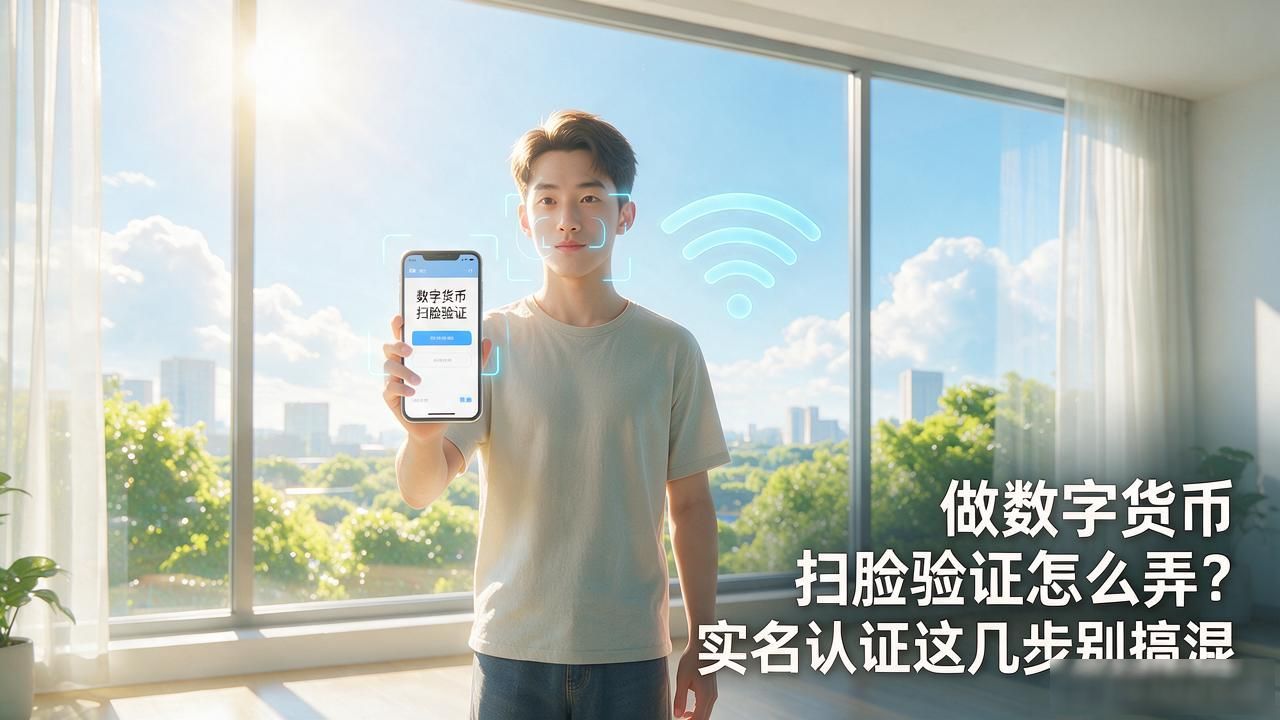 做数字货币扫脸验证怎么弄？实名认证这几步别搞混