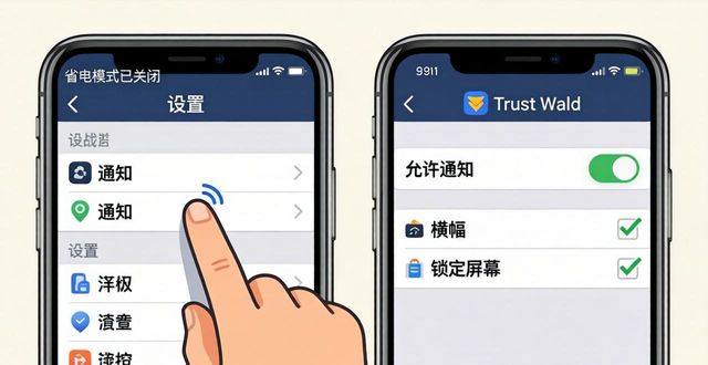 Trust Wallet通知设置教程 两步避免错过重要动态