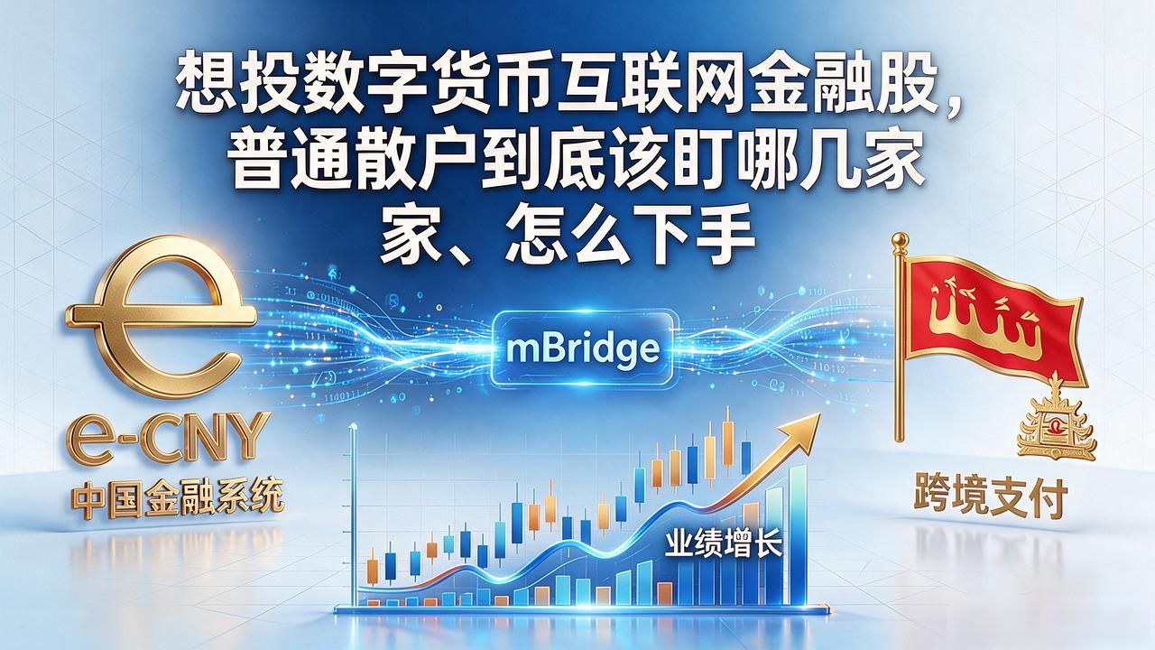 想投数字货币互联网金融股，普通散户到底该盯哪几家、怎么下手