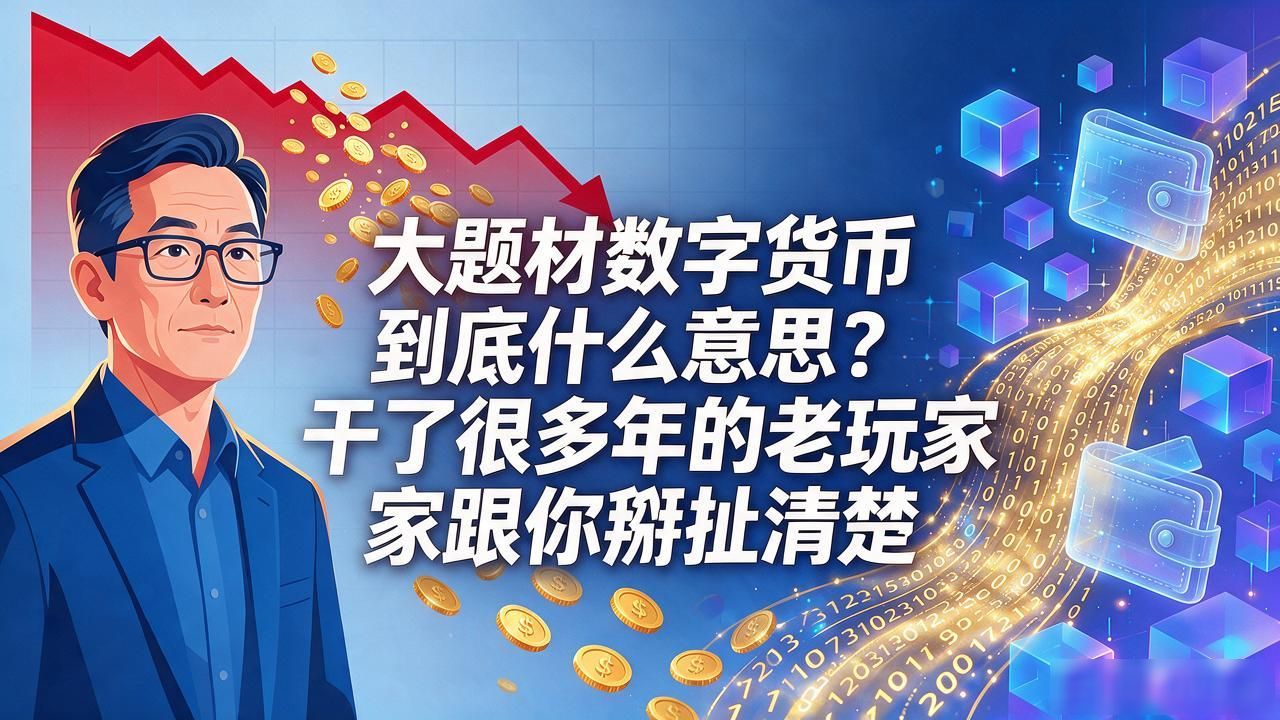 大题材数字货币到底什么意思?干了很多年的老玩家跟你掰扯清楚