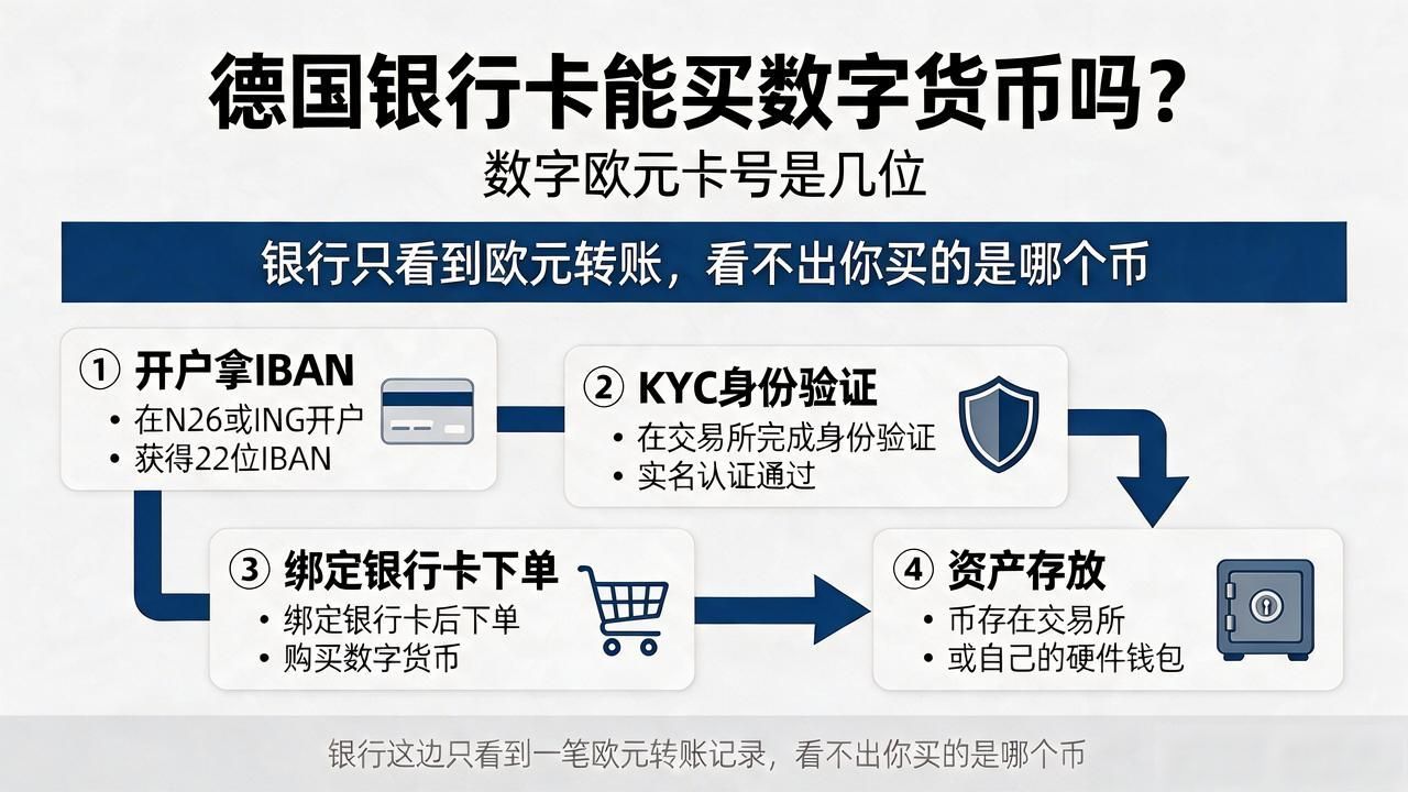 德国银行卡号能买数字货币吗？数字欧元卡号是几位