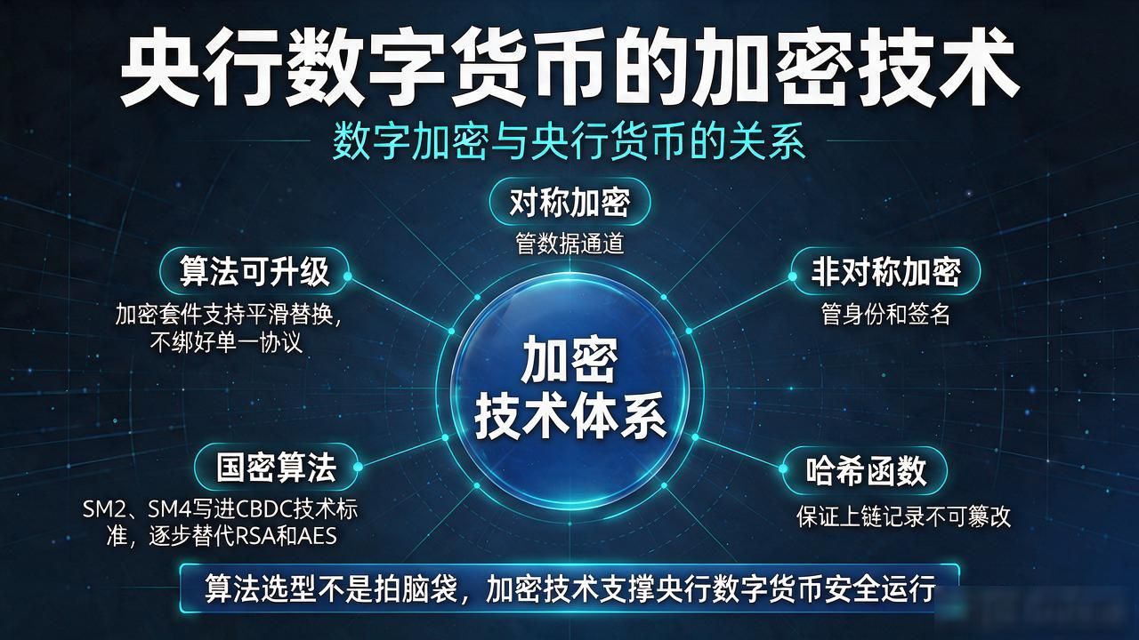 央行数字货币的加密技术，数字加密与央行货币啥关系？