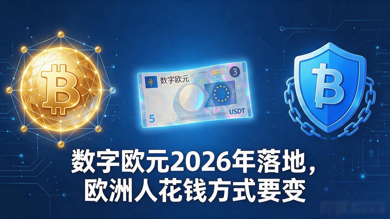 欧元有数字货币吗？数字欧元2026年落地，欧洲人花钱方式要变