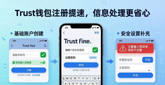 Trust钱包注册提速，信息处理更省心