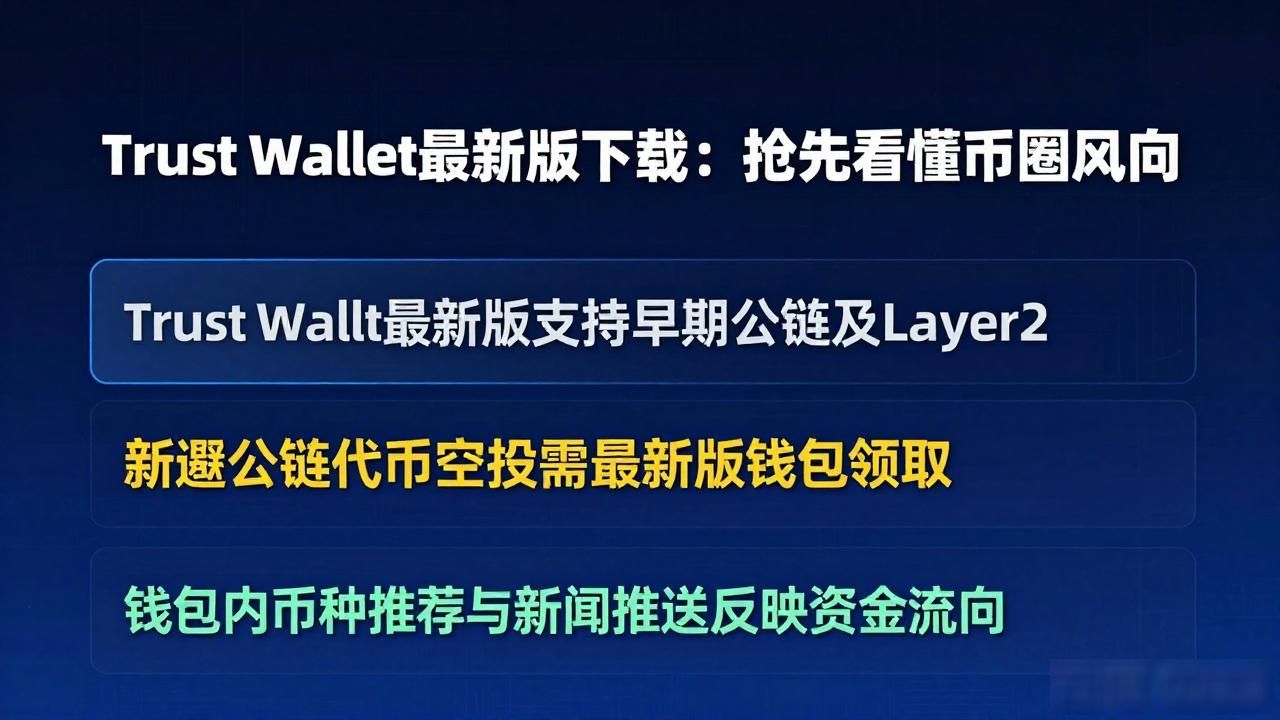 Trust Wallet最新版下载：抢先看懂币圈风向