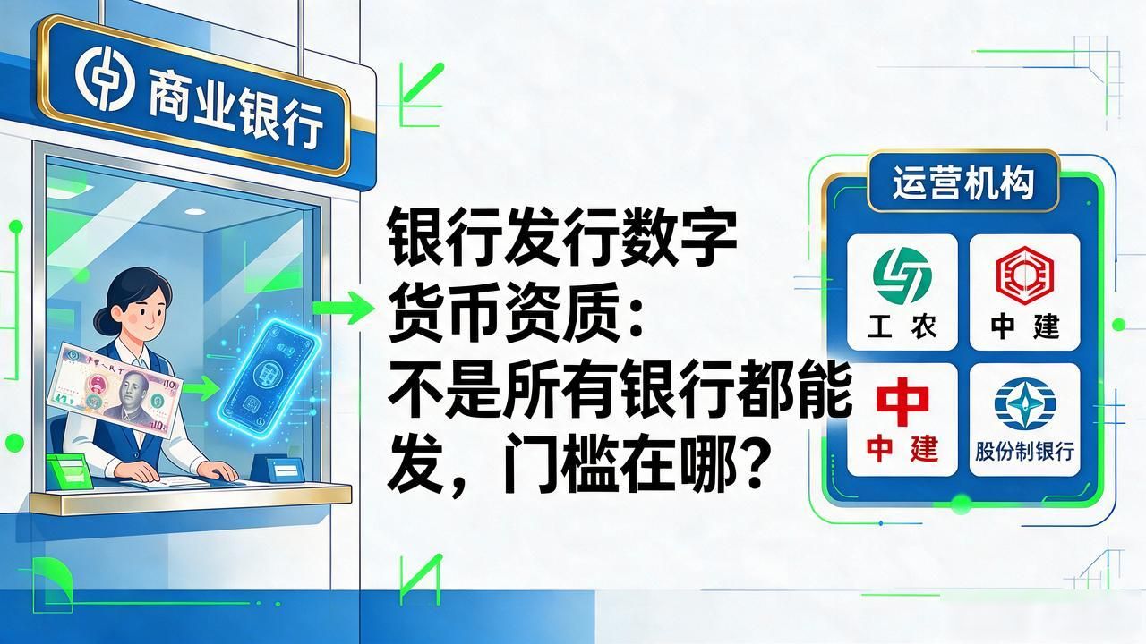 银行发行数字货币资质：不是所有银行��能发，门槛在哪