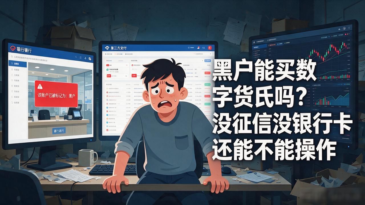 黑户能买数字货币吗？没征信没银行卡还能不能操作