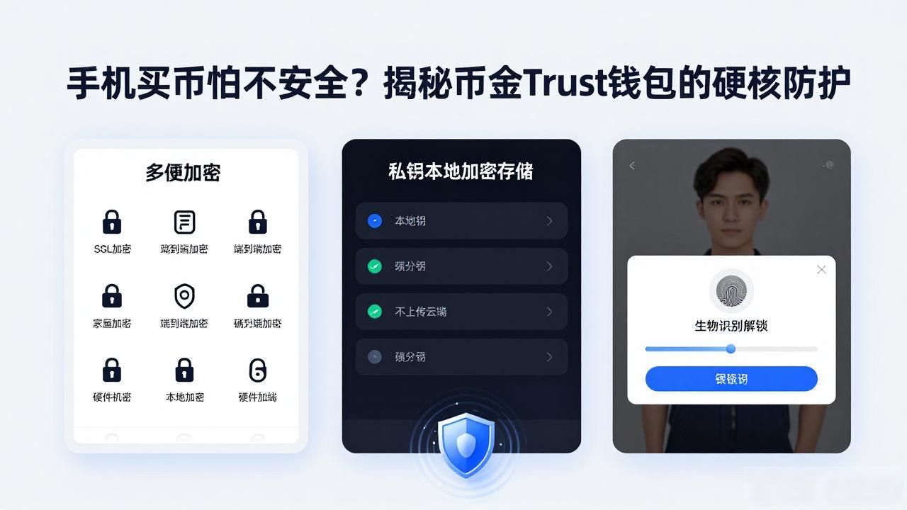 手机买币怕不安全?揭秘币安Trust钱包的硬核防护