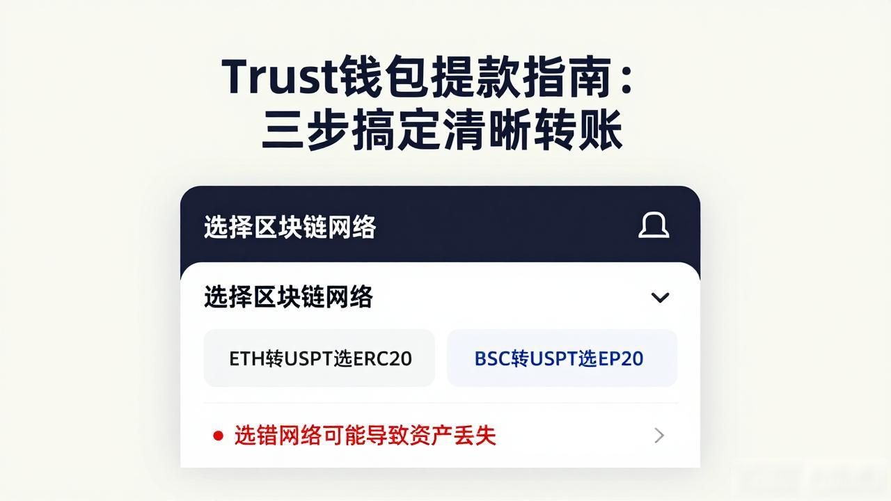 Trust钱包提款指南:三步搞定清晰转账