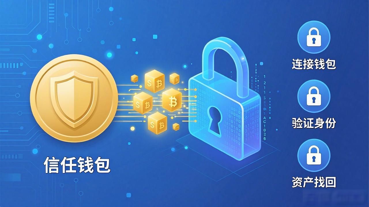 信任钱包打不开了？3步找回你的数字资产