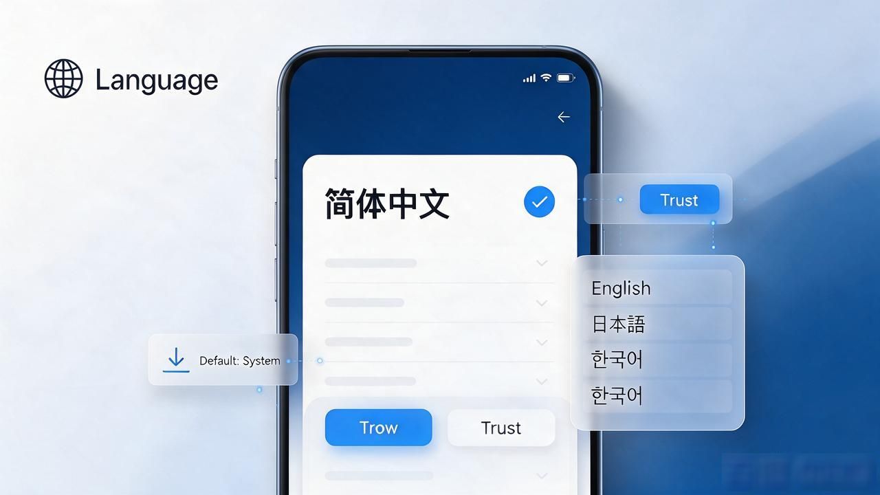 Trust Wallet 怎么切换语言？多语言实现全说清