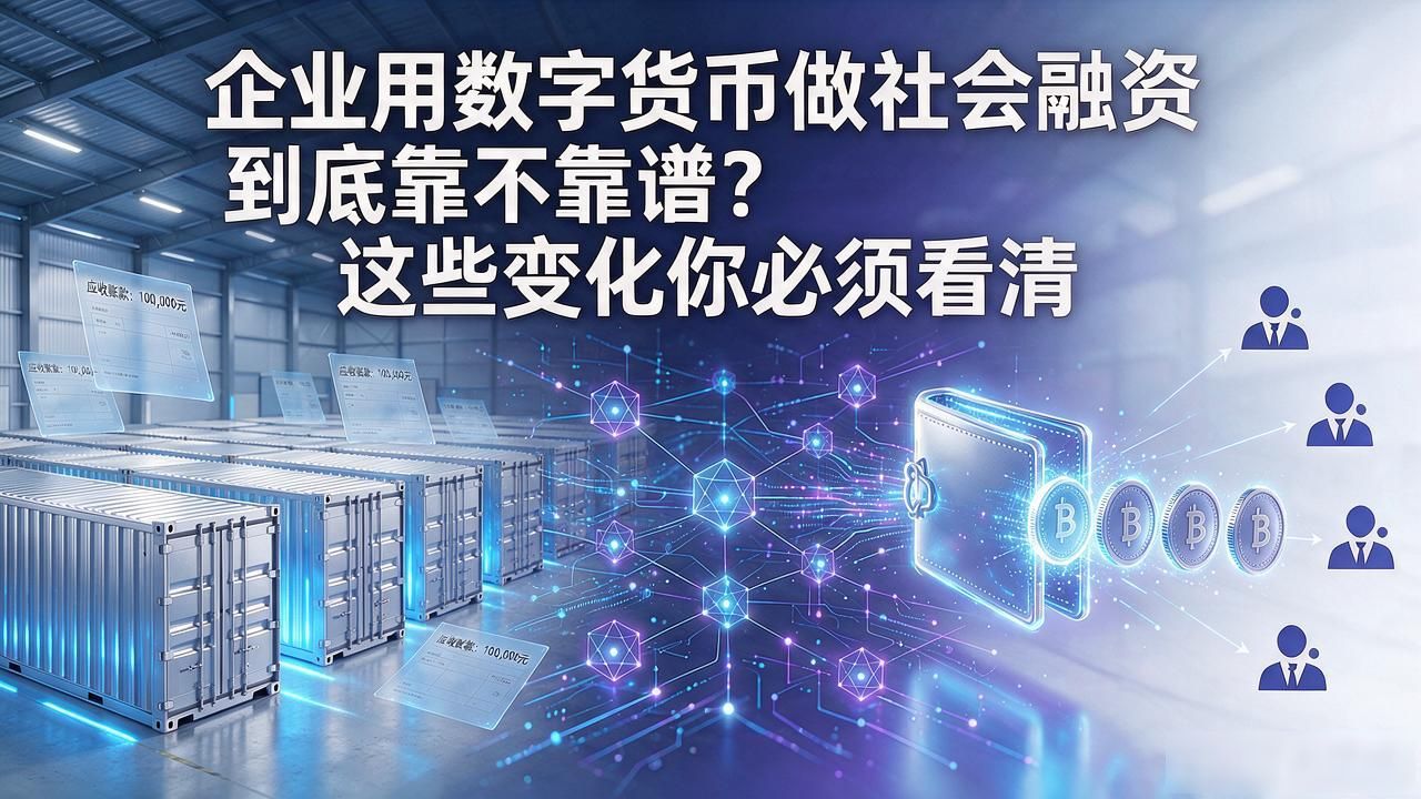 企业用数字货币做社会融资到底靠不靠谱？这些变化你必须看清