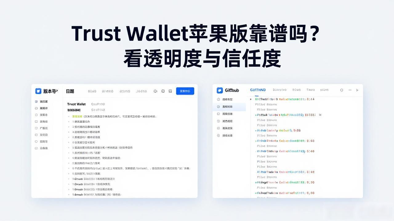 Trust Wallet苹果版靠谱吗？看透明度与信任度