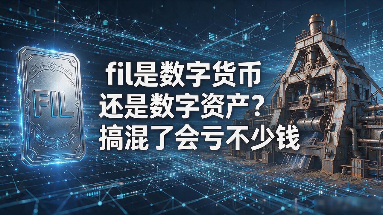 fil是数字货币还是数字资产？搞混了会亏不少钱