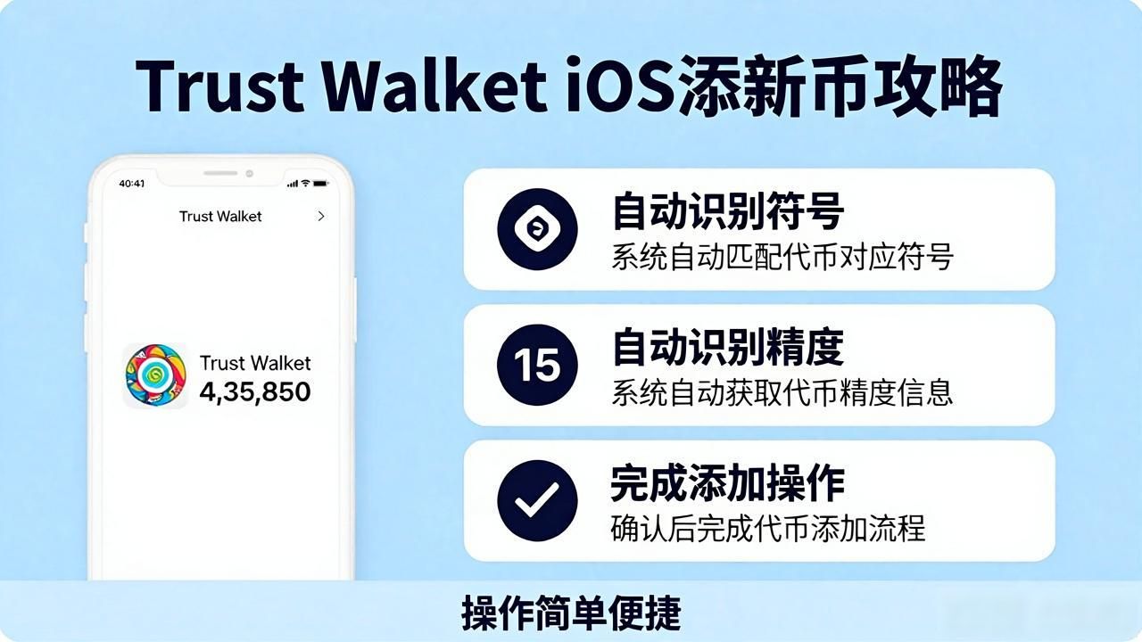 Trust Wallet iOS添加新代币全攻略