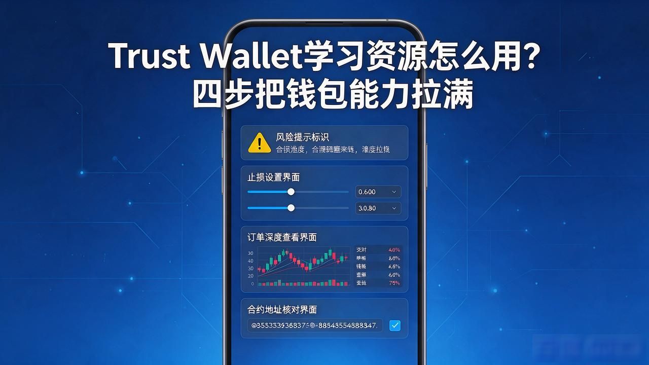 Trust Wallet学习资源怎么用?四步把钱包能力拉满