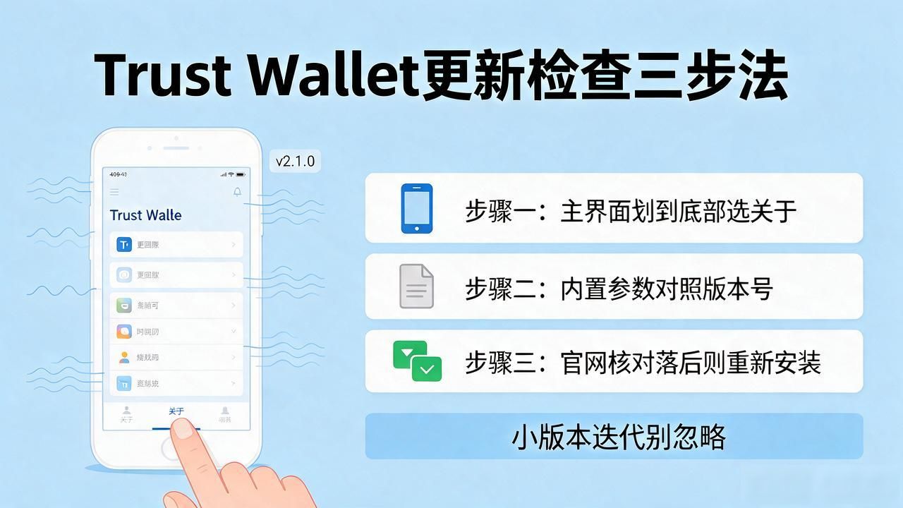 刚装上Trust Wallet怎么查更新？手动三步防漏洞