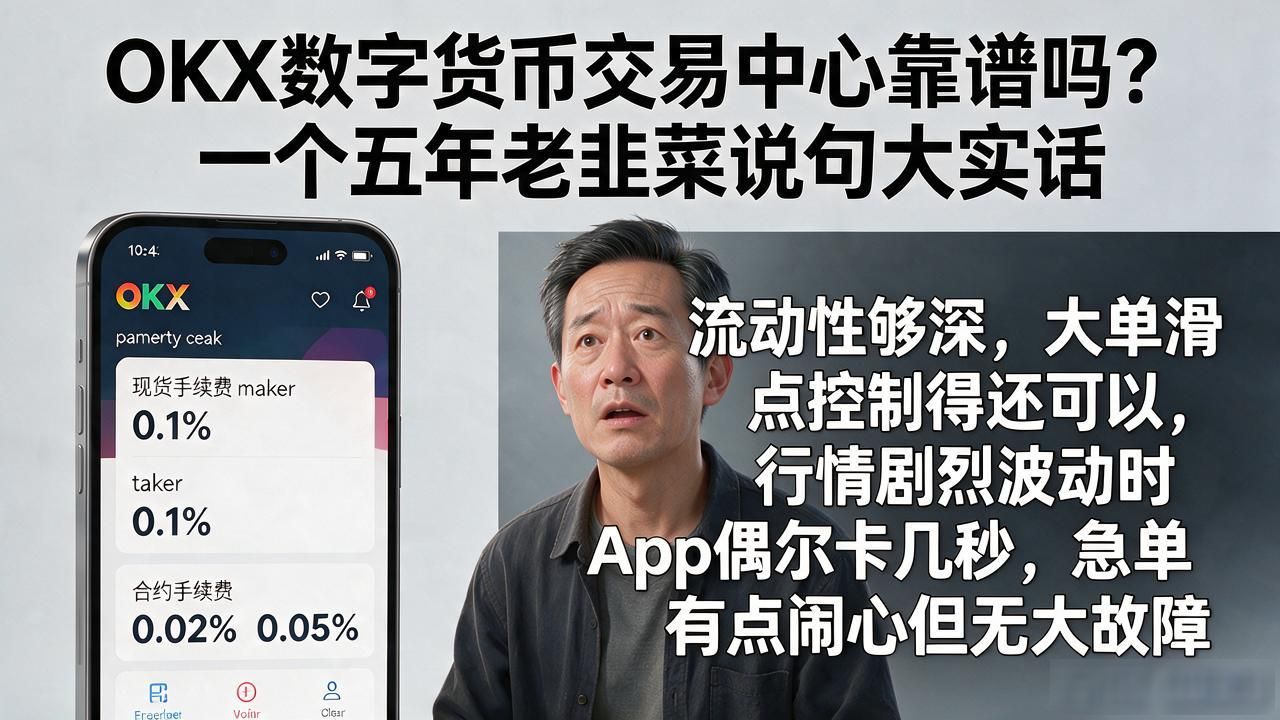 OKX数字货币交易中心靠谱吗？一个五年老韭菜说句大实话