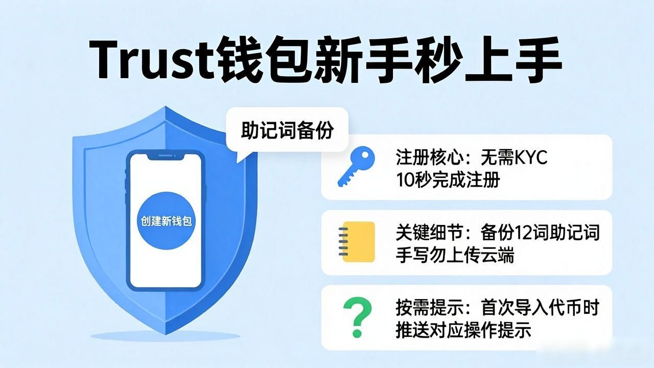 Trust钱包注册太复杂？5个细节让新手秒上手