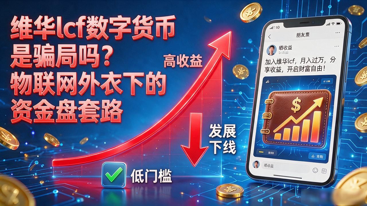 维华lcf数字货币是骗局吗？物联网外衣下的资金盘套路