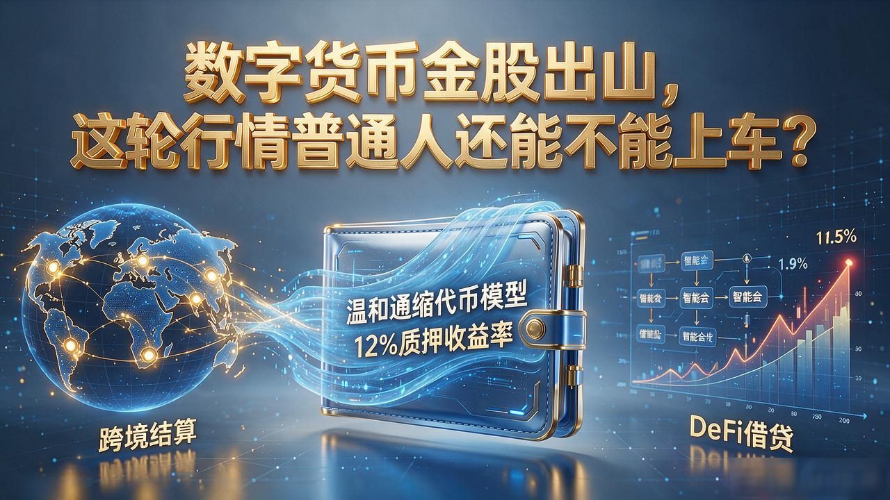 数字货币金股出山，这轮行情普通人还能不能上车