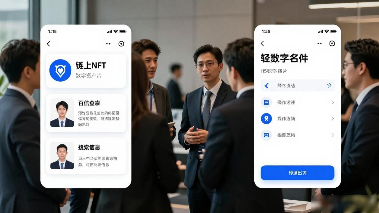数字货币名片定制定做，币圈商务社交的刚需怎么解决