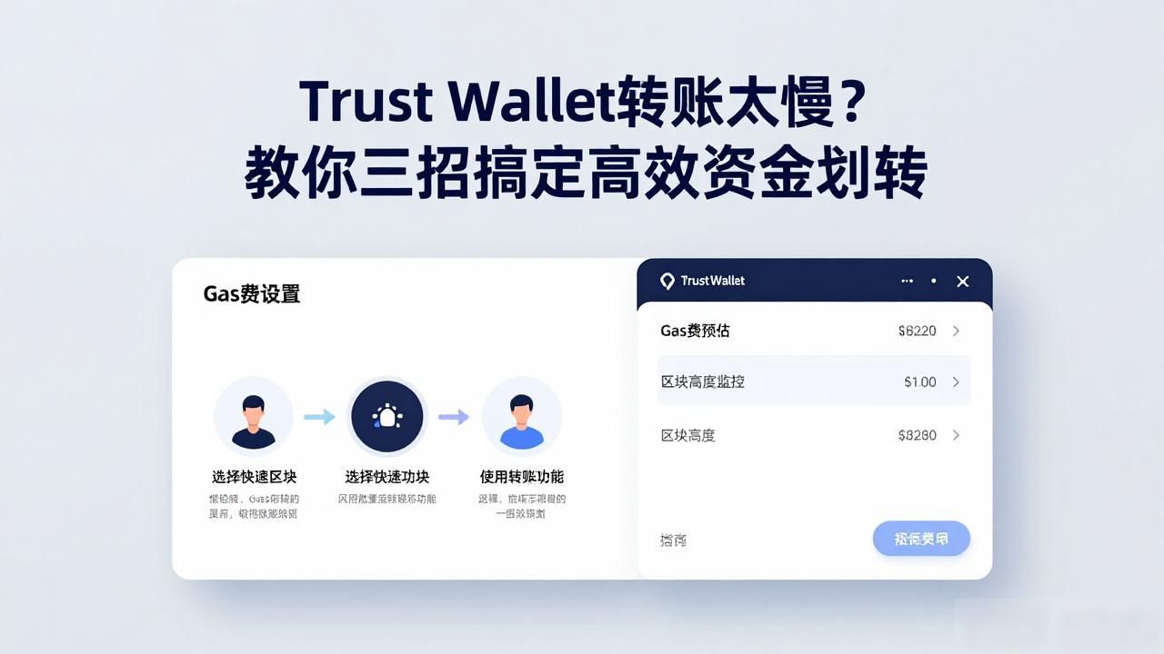 Trust Wallet转账太慢？教你三招搞定高效资金划转
