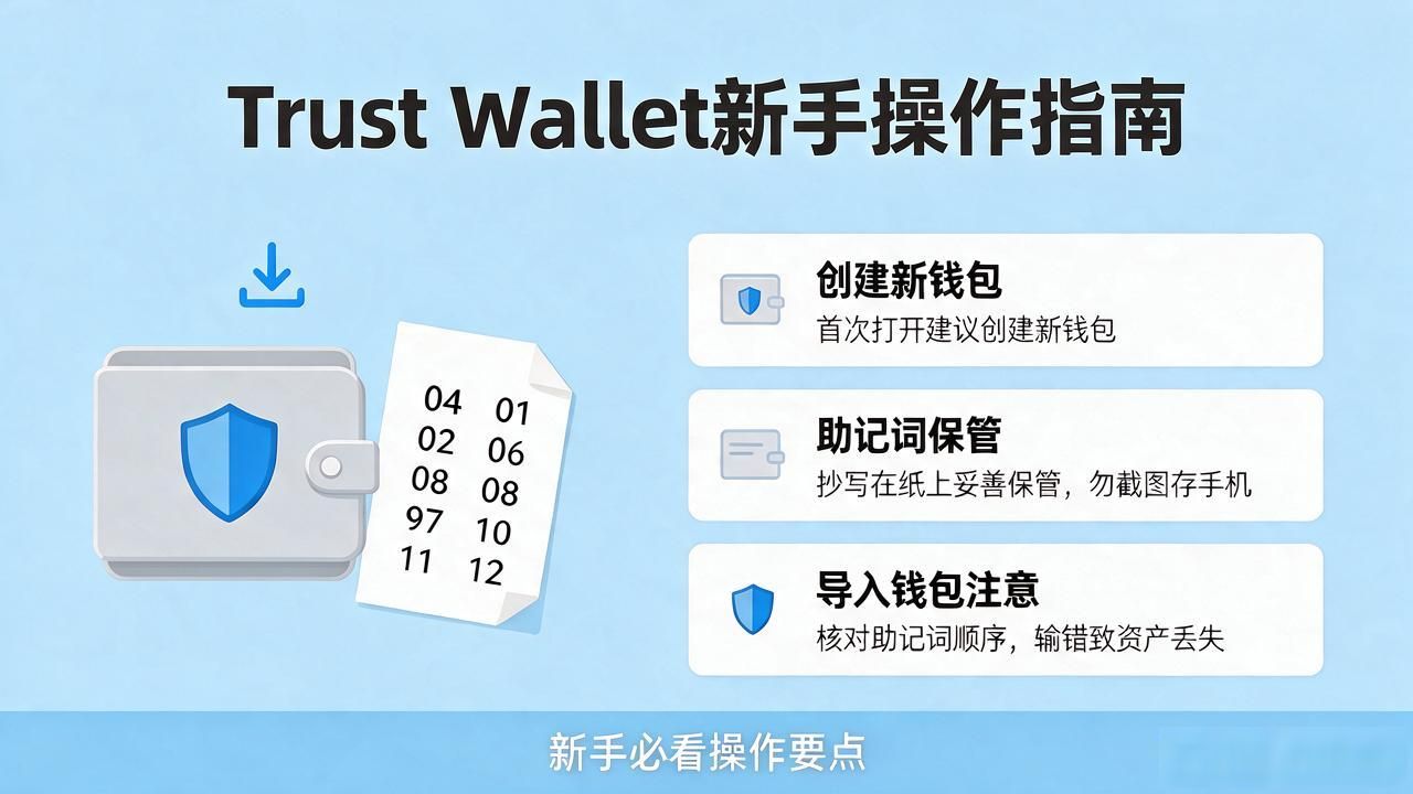 Trust Wallet怎么下载?新手使用技巧全解析