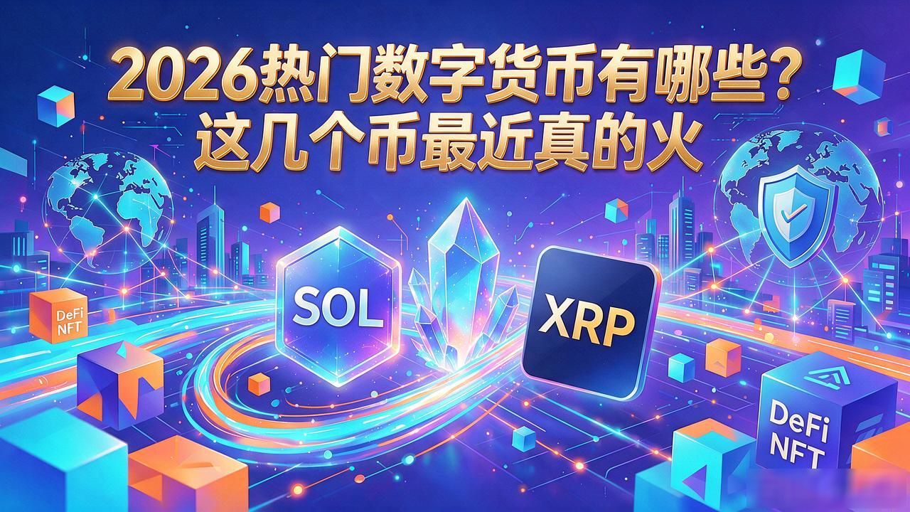 2026热门数字货币有哪些？这几个币最近真的火