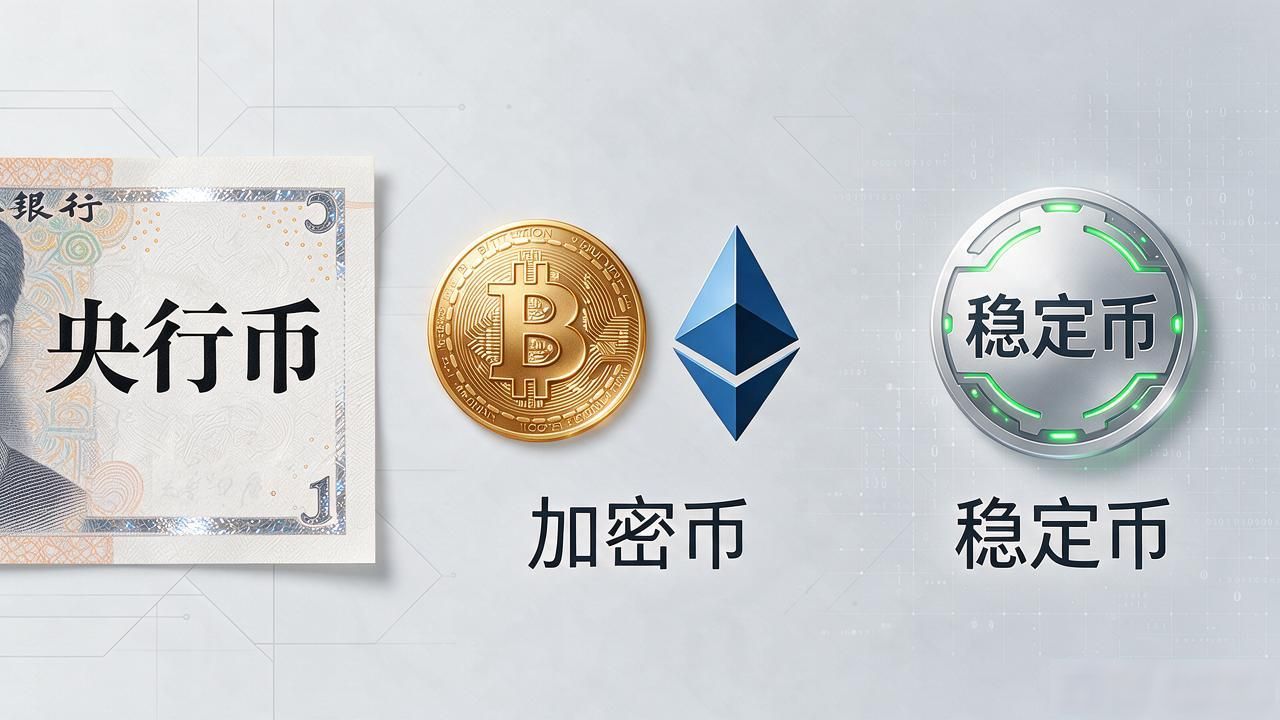 数字货币可以分为几种？央行币、加密币、稳定币一次说清