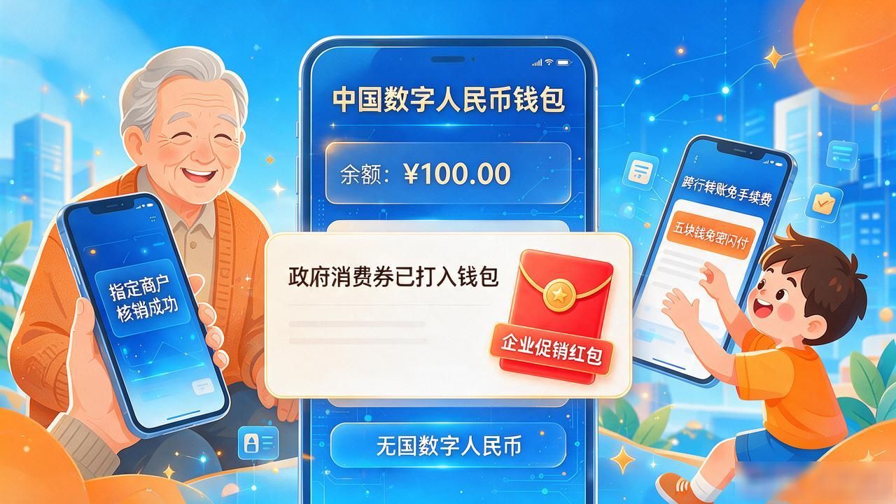 中国数字人民币应用平台上线后,商家收付款和补贴发放到底怎么操作
