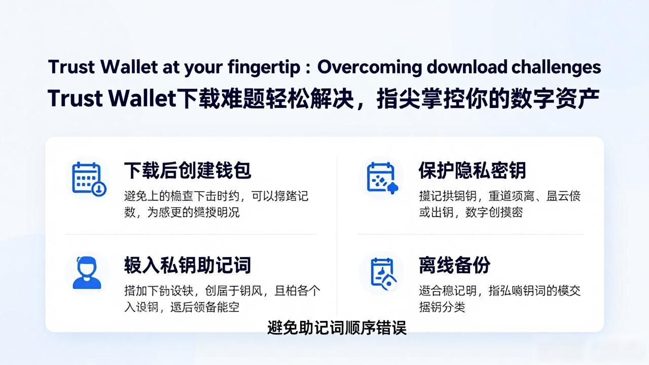 Trust Wallet at your fingertips： Overcoming download challenges Trust Wallet下载难题轻松解决，指尖掌控你的数字资产