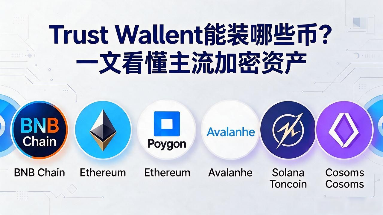 Trust Wallet能装哪些币？一文看懂主流加密资产