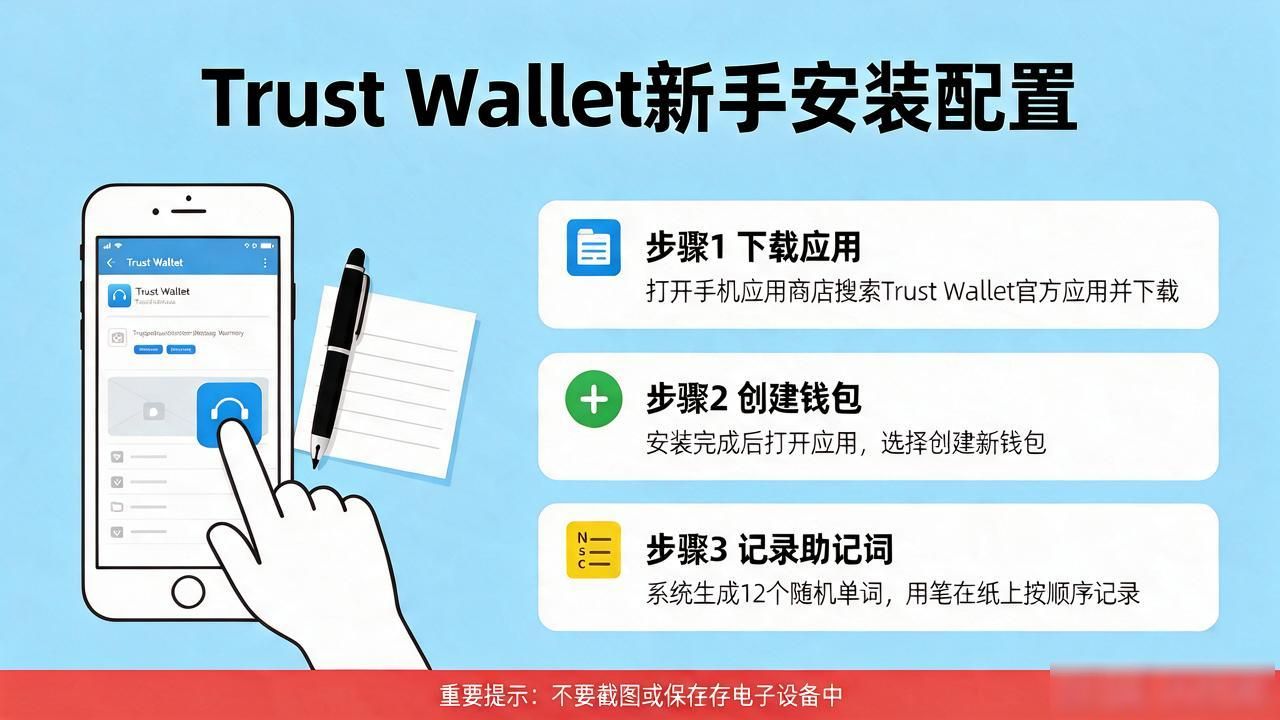 Trust Wallet怎么下载和配置?新手一步步教你