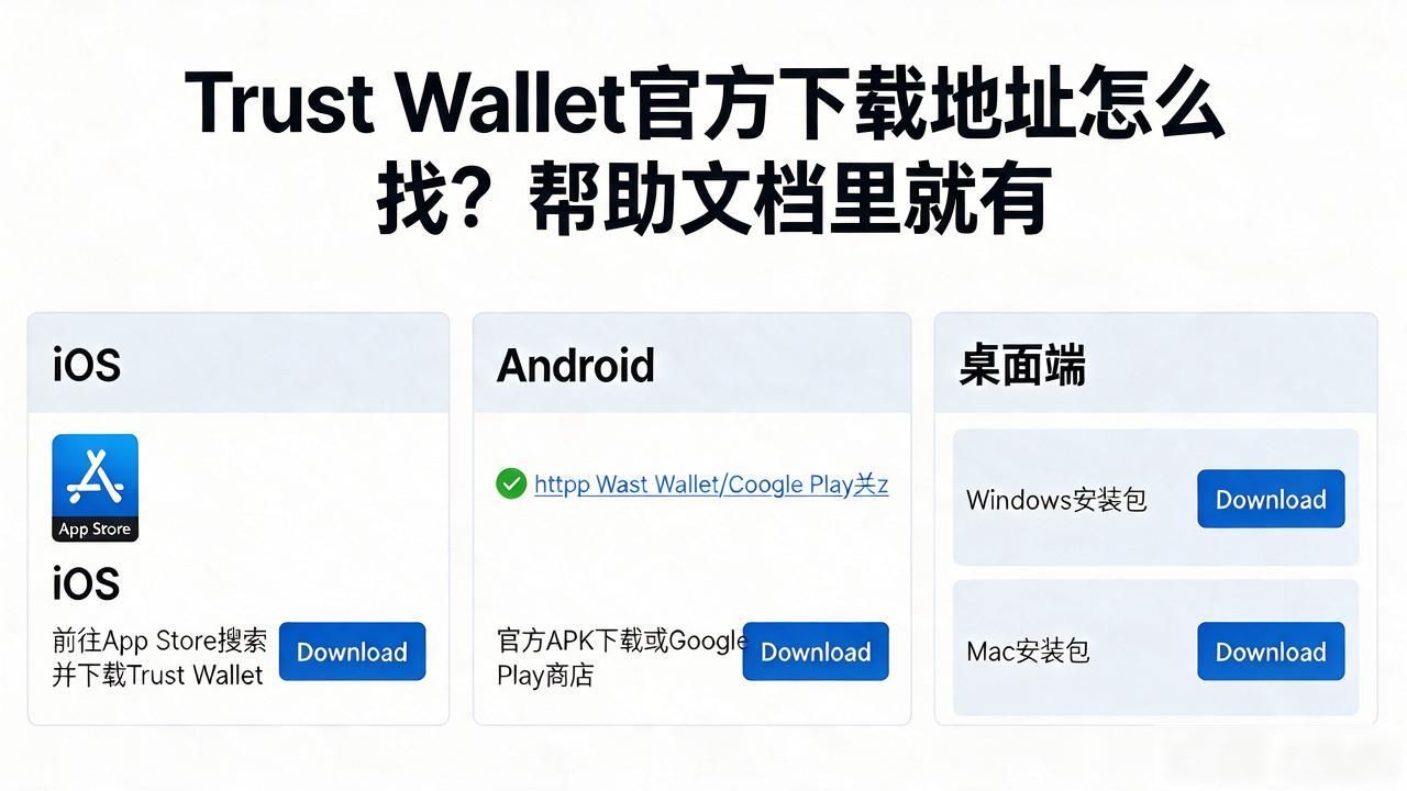 Trust Wallet官方下载地址怎么找？帮助文档里就有