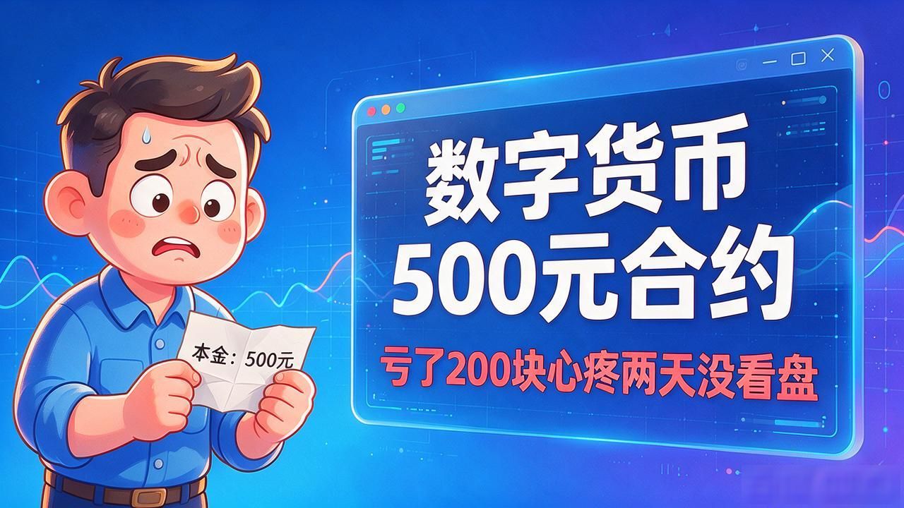 数字货币500元合约到底能不能做，小资金新手实操避坑记