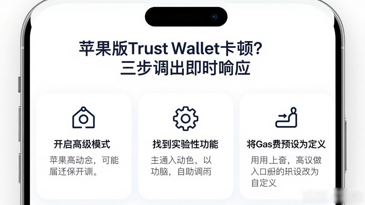 苹果版Trust Wallet卡顿？三步调出即时响应