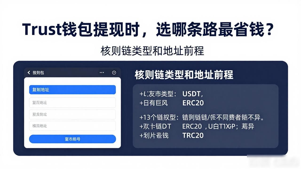 Trust钱包提现时，选哪条路最省钱？