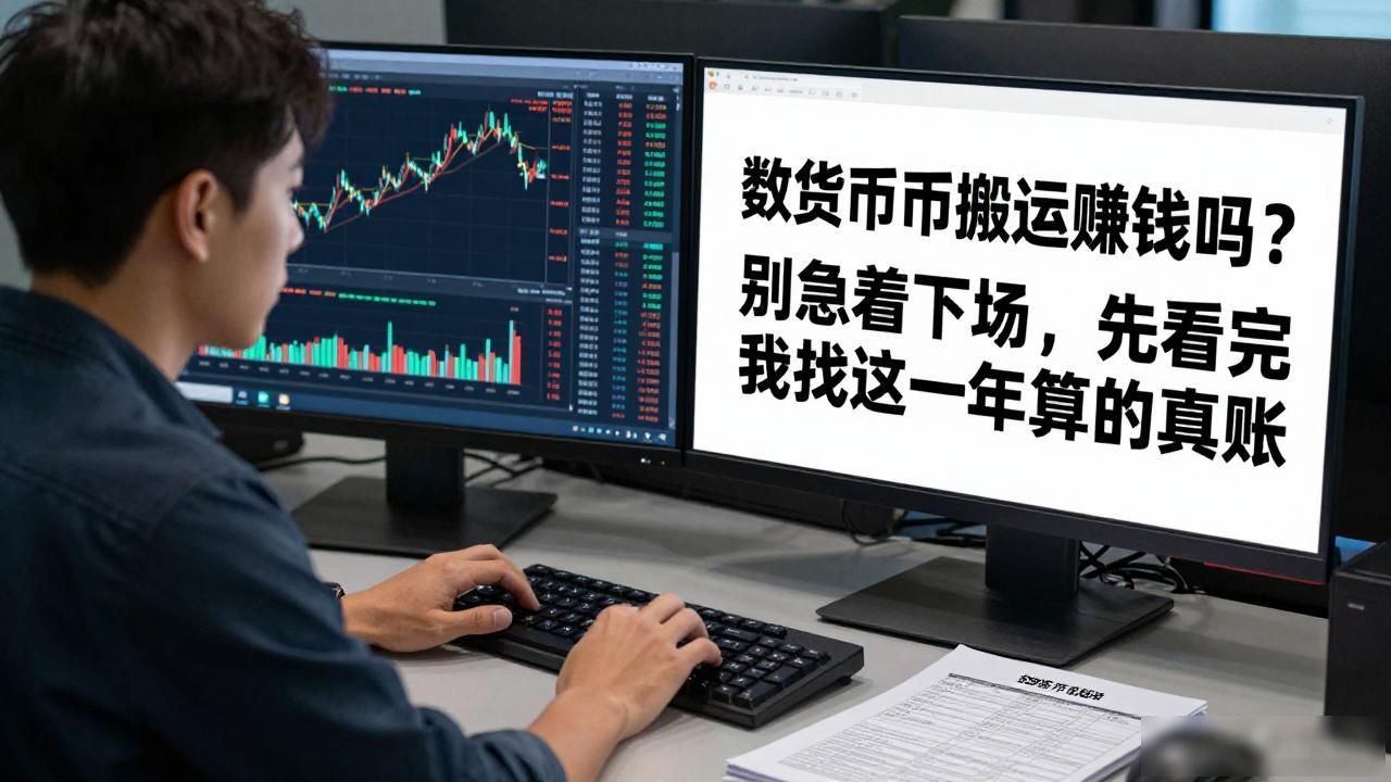 数字货币搬运赚钱吗？别急着下场，先看完我这一年算的真账