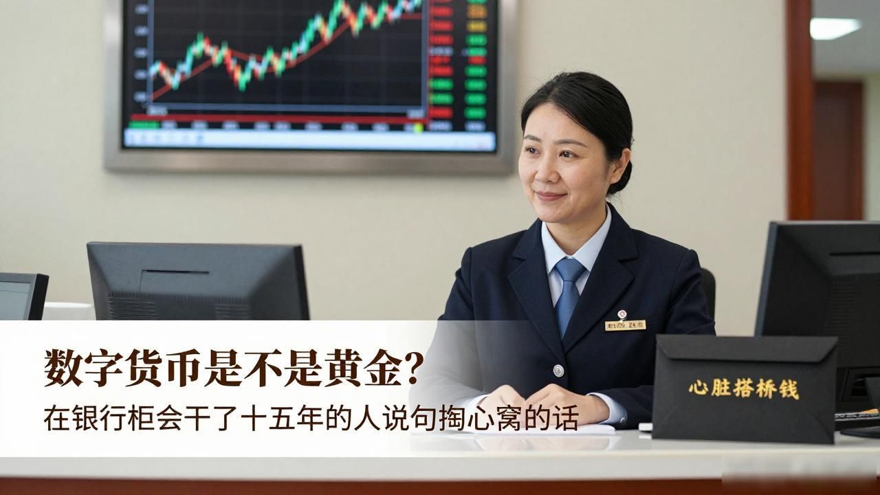 数字货币是不是黄金？在银行柜台干了十五年的人说句掏心窝的话