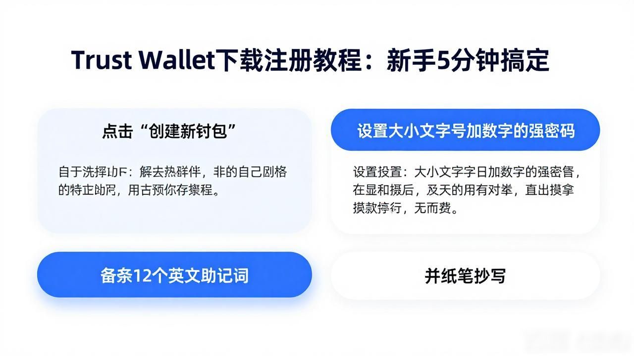 Trust Wallet下载注册教程:新手5分钟搞定