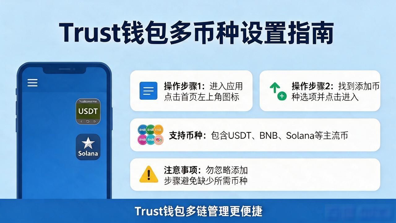 Trust钱包如何设置多币种支持你的投资