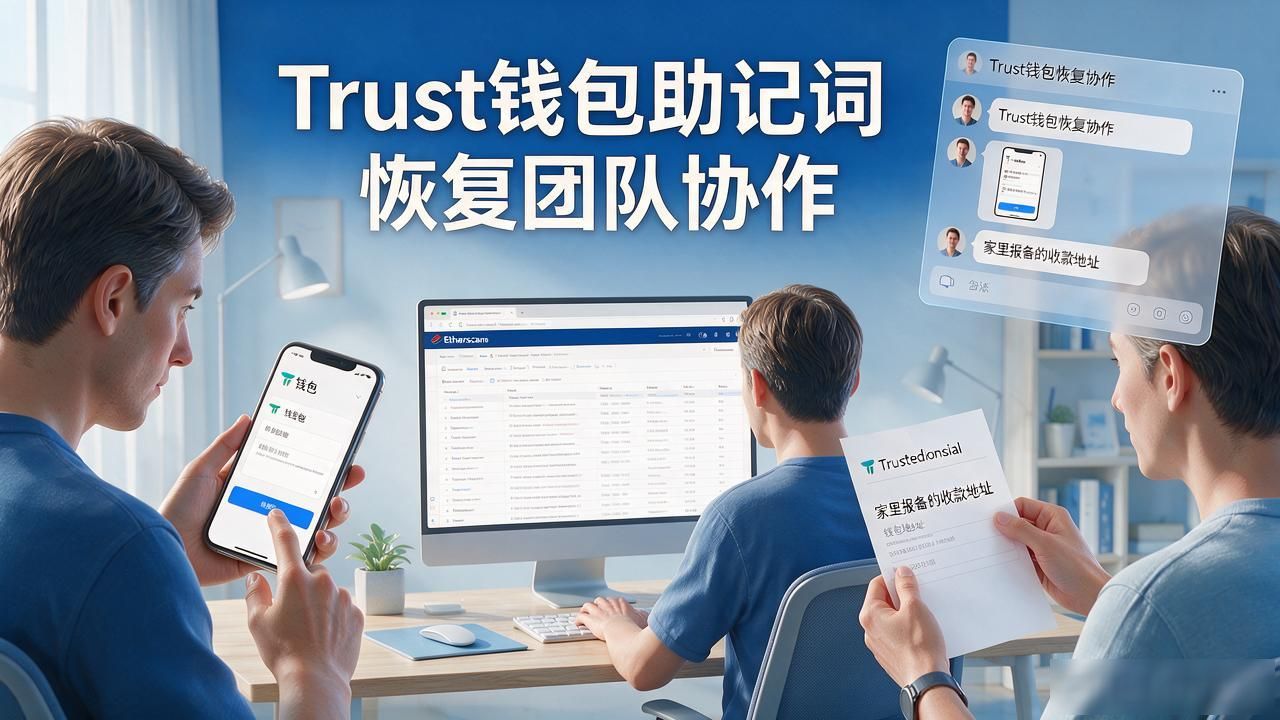 Trust钱包助记词丢了怎么恢复？团队协作盯紧这几步