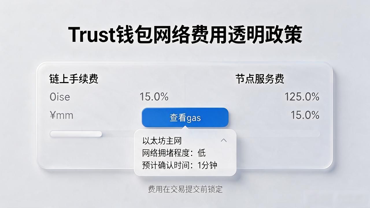 Trust钱包网络费用透明政策：gas fee怎么算终于说清了