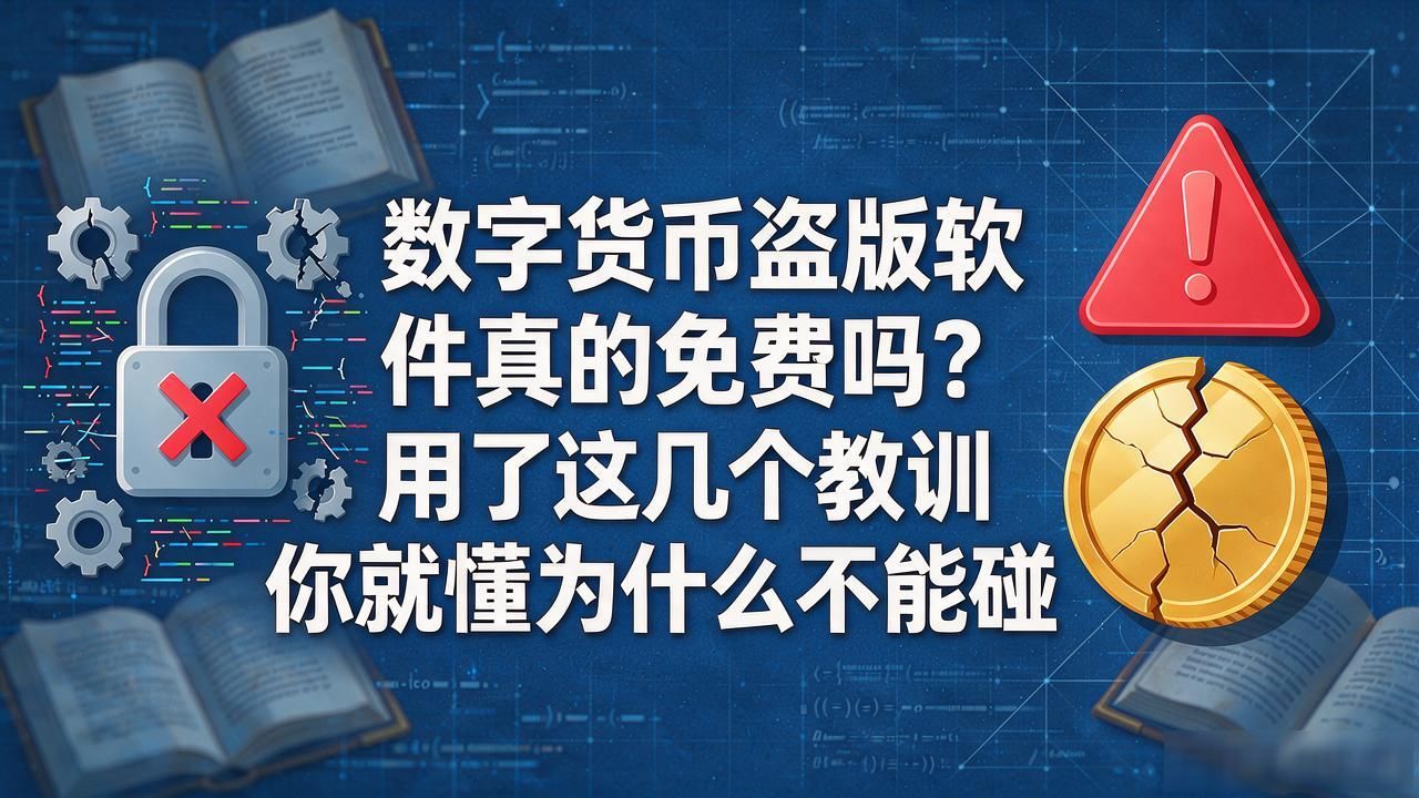 数字货币盗版软件真的免费吗？用了这几个教训你就懂为什么不能碰